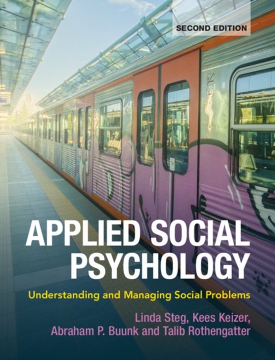 Concepts and Theories; Applied Social Psychology, ISBN: 9781107620292 Social Environment And Behavior (PSBA2-04)