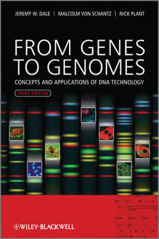 Moleculaire biologie en Genomics samenvatting