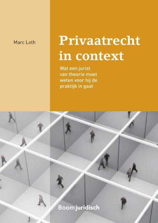 Samenvatting van het boek ''Privaatrecht in context''
