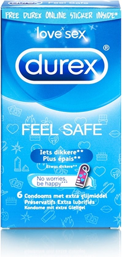Durex Feel Safe - 6 stuks