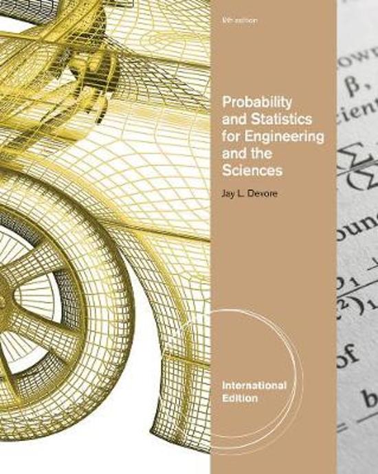 Probability and Statistics for Engineering and the Sciences 9th Edition