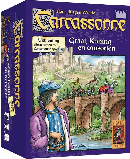 Afbeelding van het spel Carcassonne: Graaf, Koning en Consorten - Kaartspel