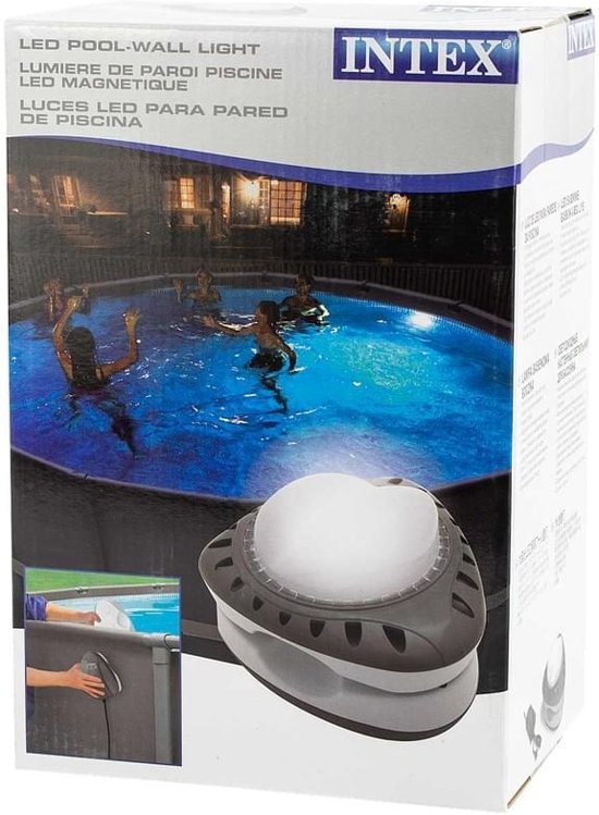 Intex magnetische LED zwembadverlichting