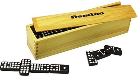 Afbeelding van het spel Domino spel hout Playsino