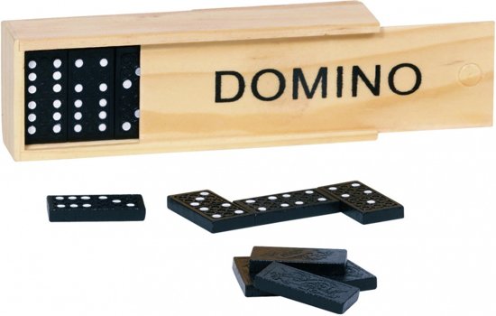 Afbeelding van het spel Goki Domino 28 blokjes 15 x 5 x 3 cm