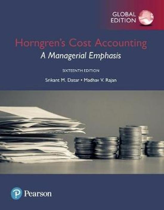 Horngren&apos;s Cost Accounting plus Pearson MyLab Accounting with Pearson eText&comma; Global Edition