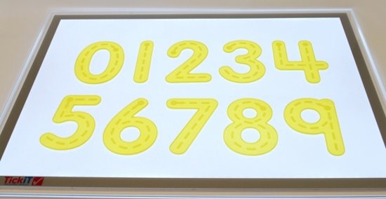 Afbeelding van het spel Siliconen cijfers - geel