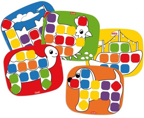 Thumbnail van een extra afbeelding van het spel Quercetti Fantacolor Baby Square Burrons