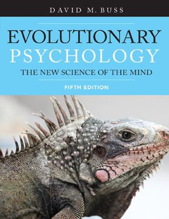 Evolutionary Psychology Chapter 1,2,4-8,10,12