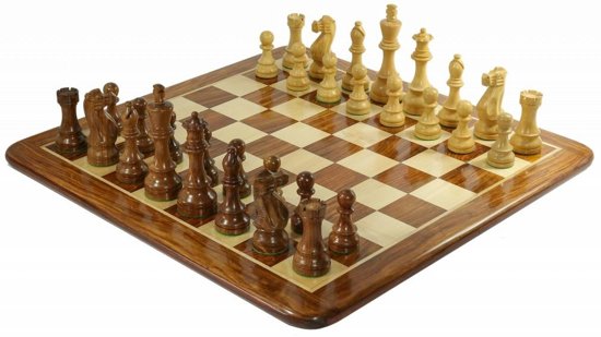 Afbeelding van het spel Jumbo Schaakstukken, Koning 15 cm hoog met bord