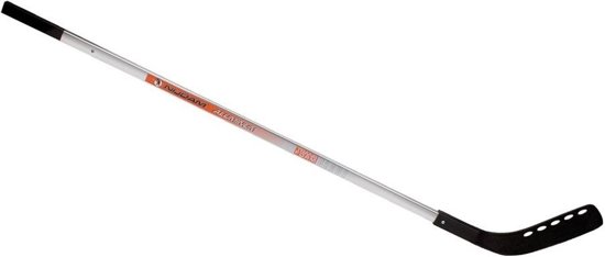 Nijdam Streethockeystick Aluminium - 135 cm - Zilver/Oranje