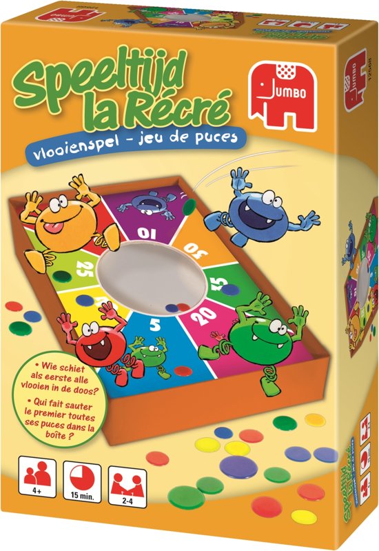 Jumbo Speelkwartiertje vlooienspel voor kleine kinderen
