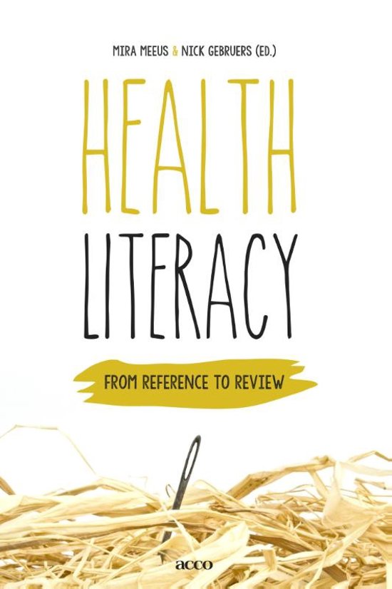 Samenvatting Boek Health Literacy (nederlands en engels)
