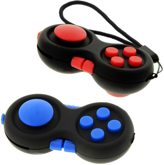 Afbeelding van het spel Amigo Stress Controller 7 X 3,5 X 3 Cm Zwart/blauw
