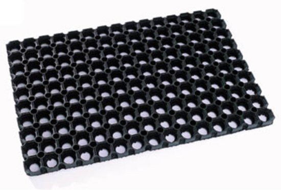 Domino rubberringmat 23mm hoog 50x80cm