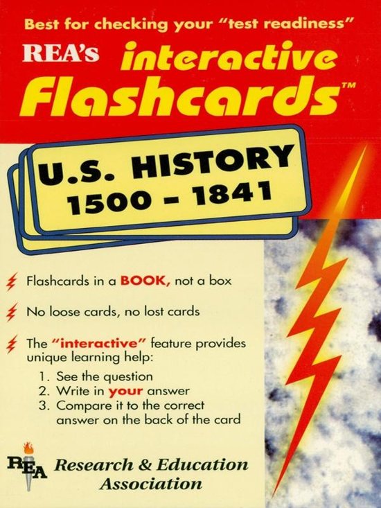 Afbeelding van het spel United States History 1500-1841 Interactive Flashcards Book