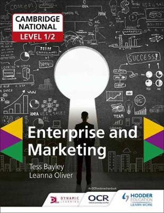 Cambridge National Level 1/2 Enterprise and Marketing