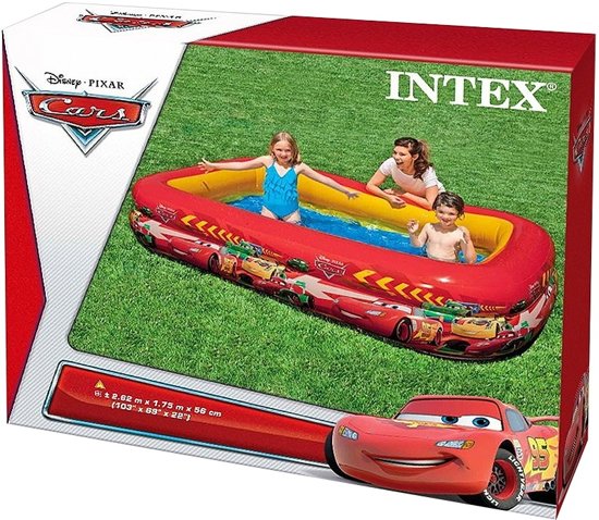 Intex Opblaasbaar Zwembad Cars - Kinderzwembad