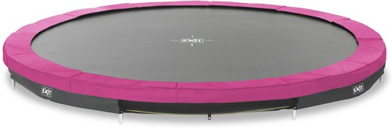 EXIT Silhouette inground trampoline ø427cm - roze