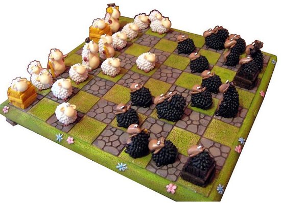 Afbeelding van het spel Schapen Schaakspel