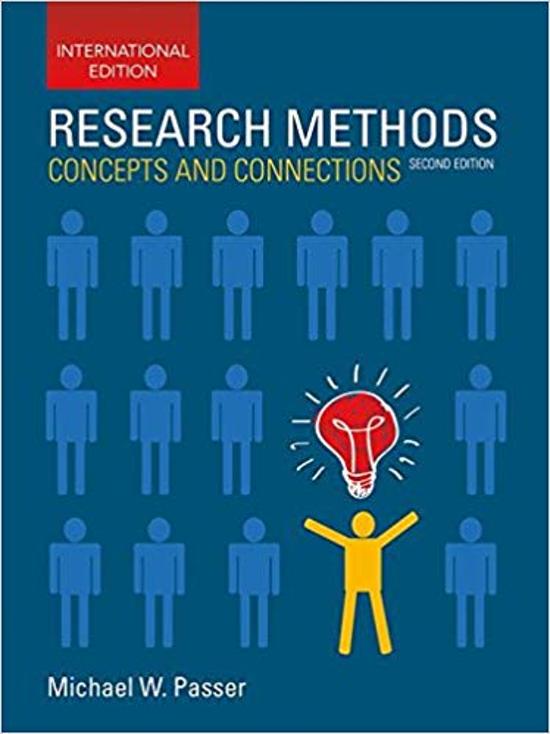 M. Passer - Research methods concepts and connections
