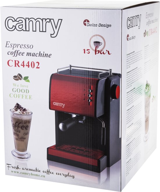 Camry CR 4402 - Espresso machine - rood