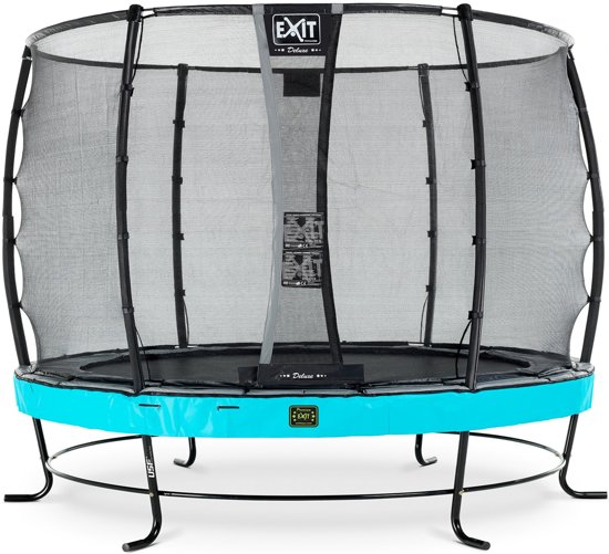 EXIT Elegant Premium trampoline ø305cm met veiligheidsnet Deluxe - blauw