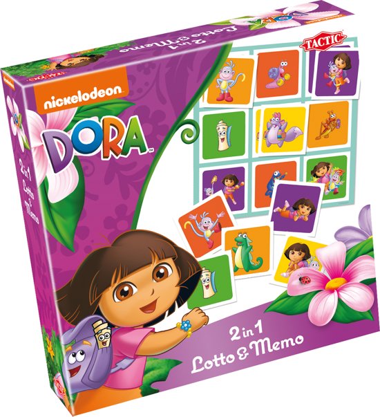 Afbeelding van het spel Dora 2in1 Lotto&Memo