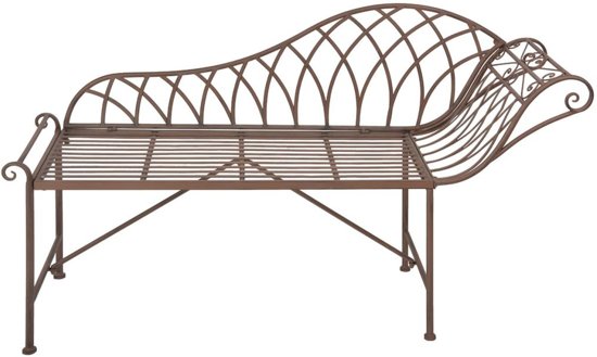 Esschert Design Chaise longue oud-Engelse stijl metaal MF016