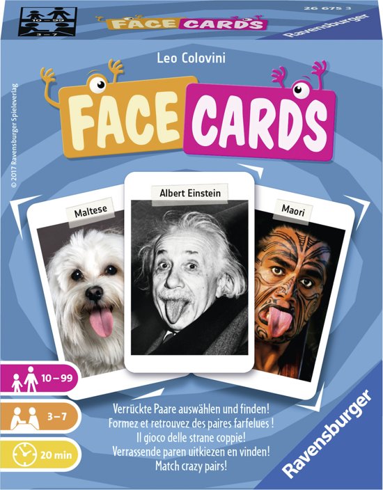 Afbeelding van het spel Ravensburger Face Cards - kaartspel