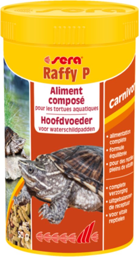 sera Raffy P - 1000ml - Reptielenvoer voor waterschildpadden