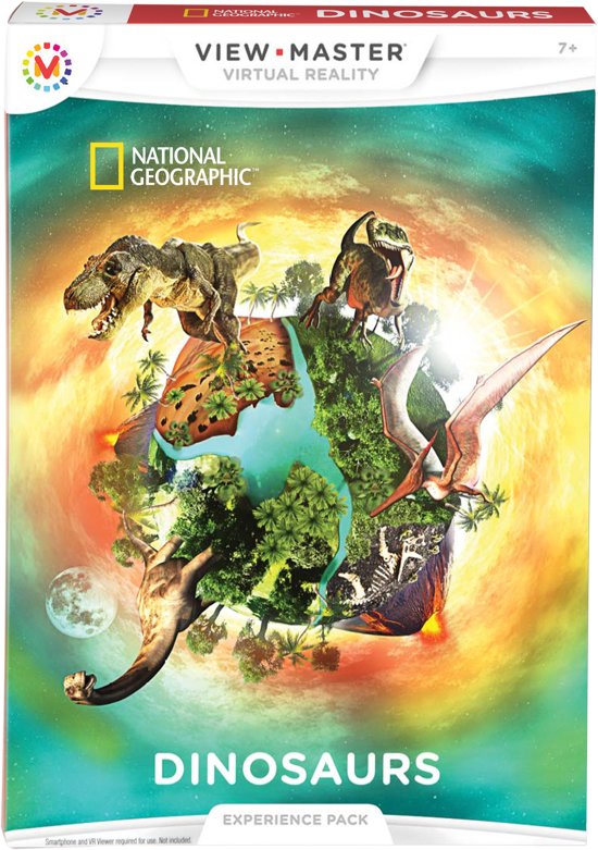 Afbeelding van het spel View-Master Virtual Reality Belevingspakket National Geographic Dinosaurussen