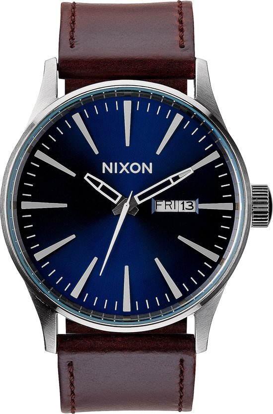 Nixon Sentry Leather Horloge