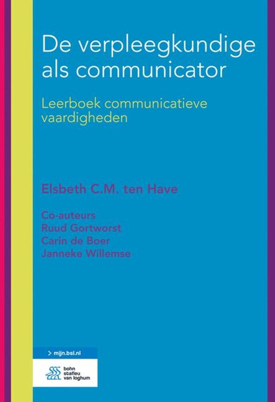 VCM 4 communicatieve vaardigheden Profesionele reflectie (driejarige route)