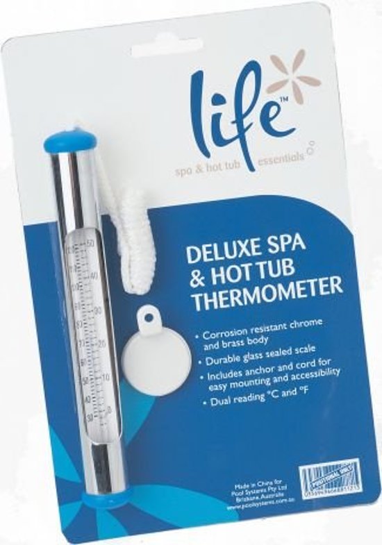Life luxe chrome thermometer