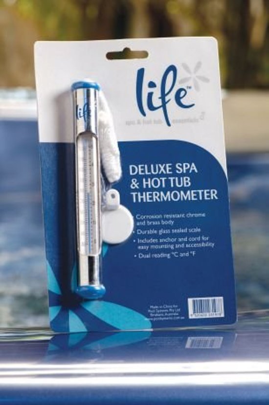 Life luxe chrome thermometer
