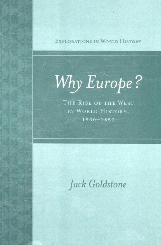 Samenvatting Goldstone - Why Europe?