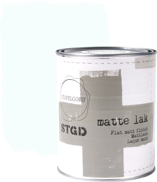 Stapelgoed - Matte Lak - Fog - Wit - 1L