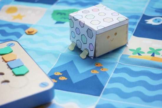 Thumbnail van een extra afbeelding van het spel Primotoys - Cubetto Blauwe Oceaan - set