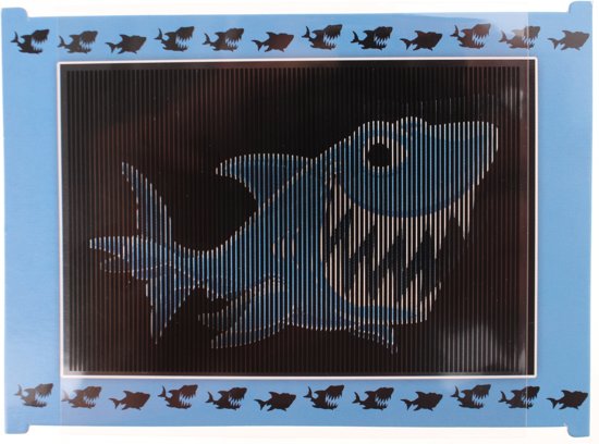 Afbeelding van het spel Toi-toys Magische Bewegende Kaart Haai Blauw