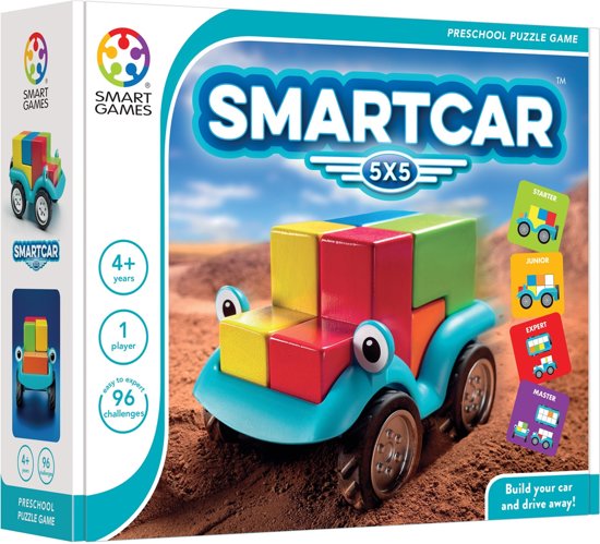 Afbeelding van het spel Smart Games SmartCar 5x5 (96 opdrachten)