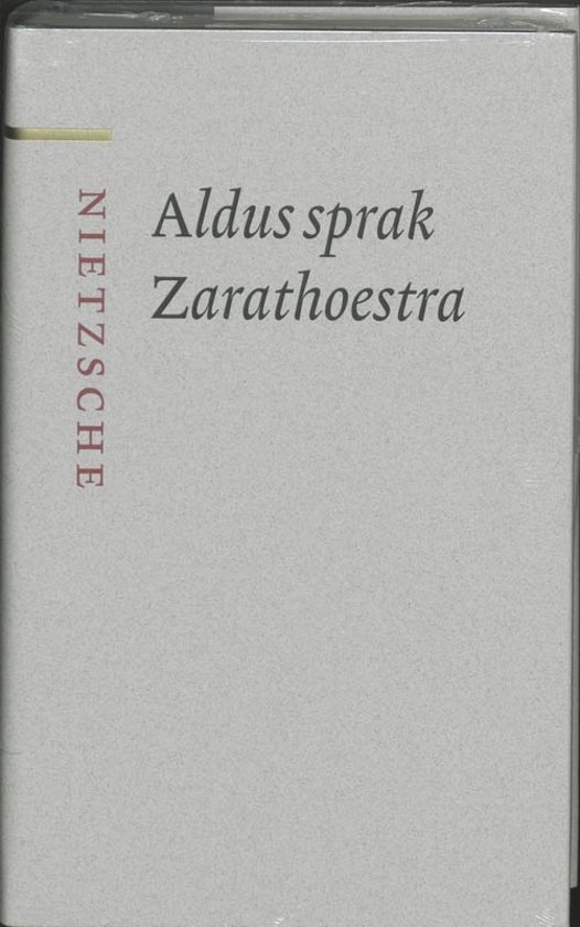 Aldus Sprak Zarathoestra Boek Friedrich Nietzsche Pdf