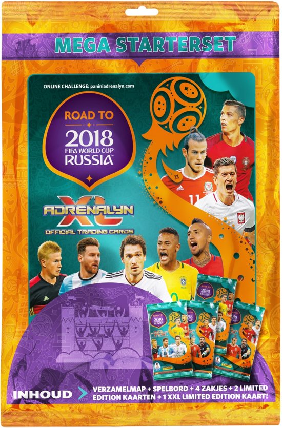 Afbeelding van het spel Panini starterpack Adrenalyn Road to World Cup 2018