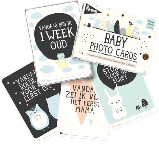 Milestone™ Baby Photo Cards - Over the Moon