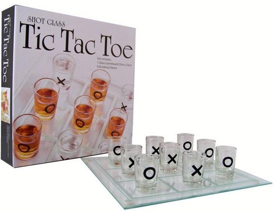 Afbeelding van het spel '''Drinkspel Tic Tac Toe ''''OXO'''