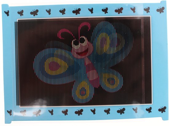 Afbeelding van het spel Toi-toys Magische Bewegende Kaart Vlinder Blauw