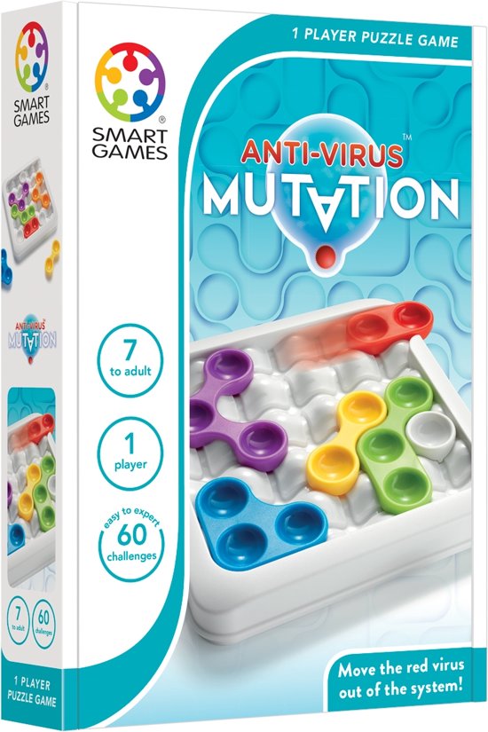 Afbeelding van het spel Smart Games Anti-Virus Mutation (60 opdrachten)