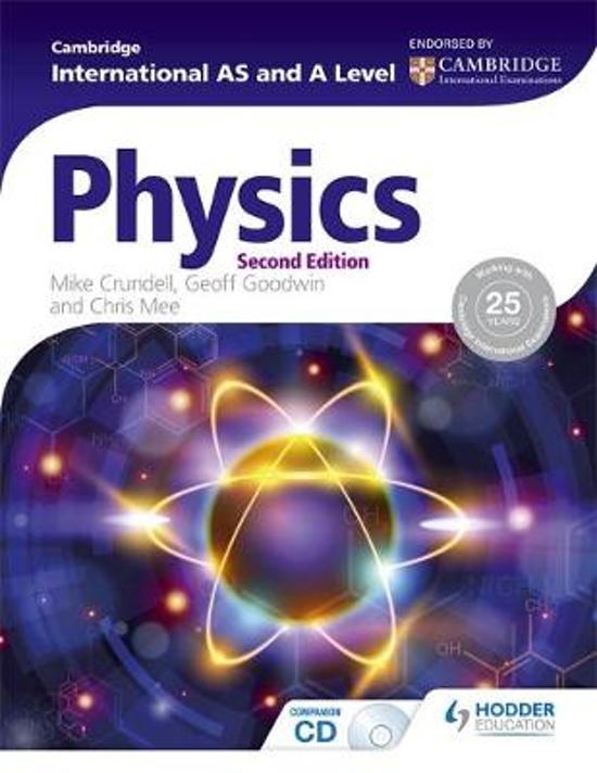 CIE Physics AS Level 9702 : Marking Scheme Paper 2 Structured Questions (Topical) 