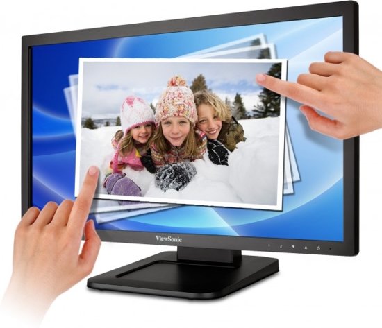 Viewsonic TD2220-2 21.5'' 1920 x 1080Pixels Multi-touch Zwart touch screen-monitor