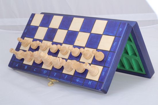 Afbeelding van het spel Schaakspel magnetisch blue